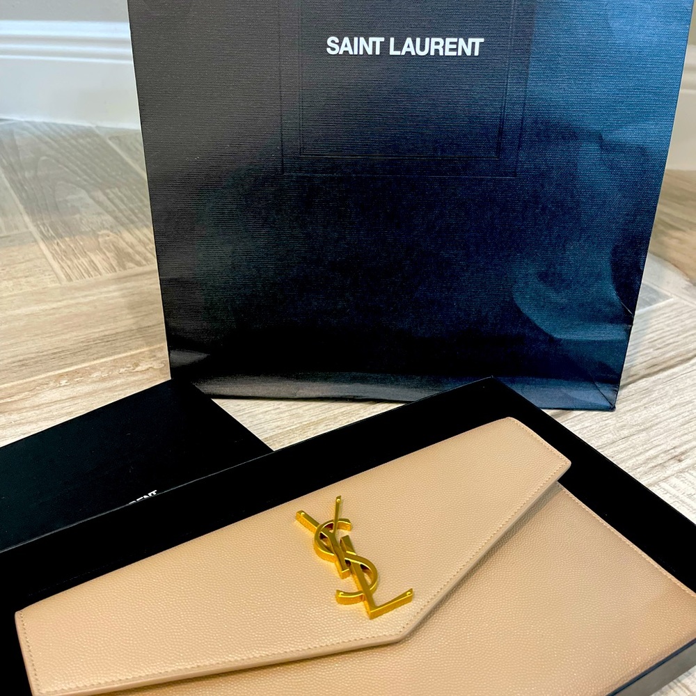 Saint Laurent Claire clutch EUC